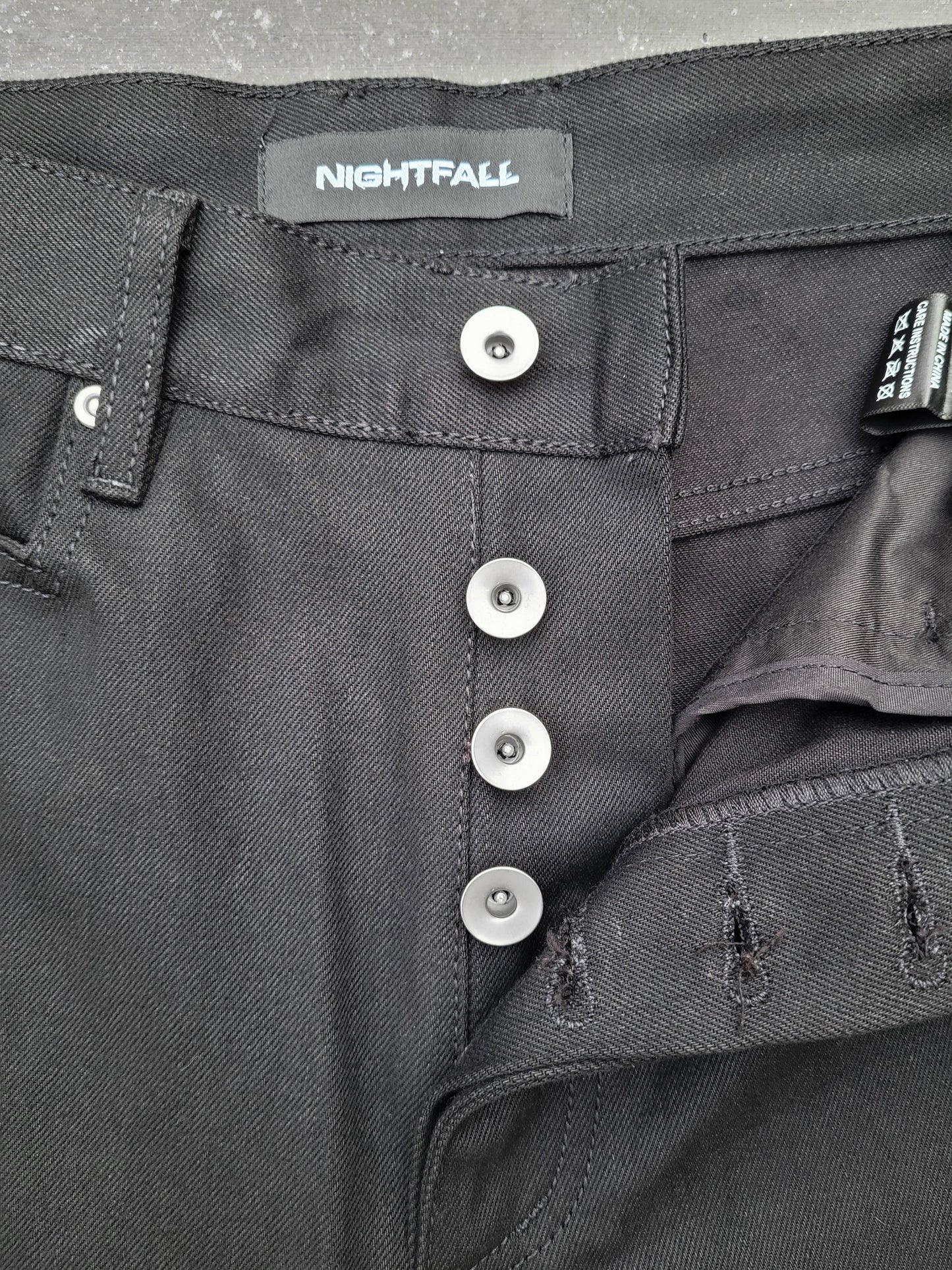 ***RIVET DEFECT PAIRS*** TENEBRIS DENIM
