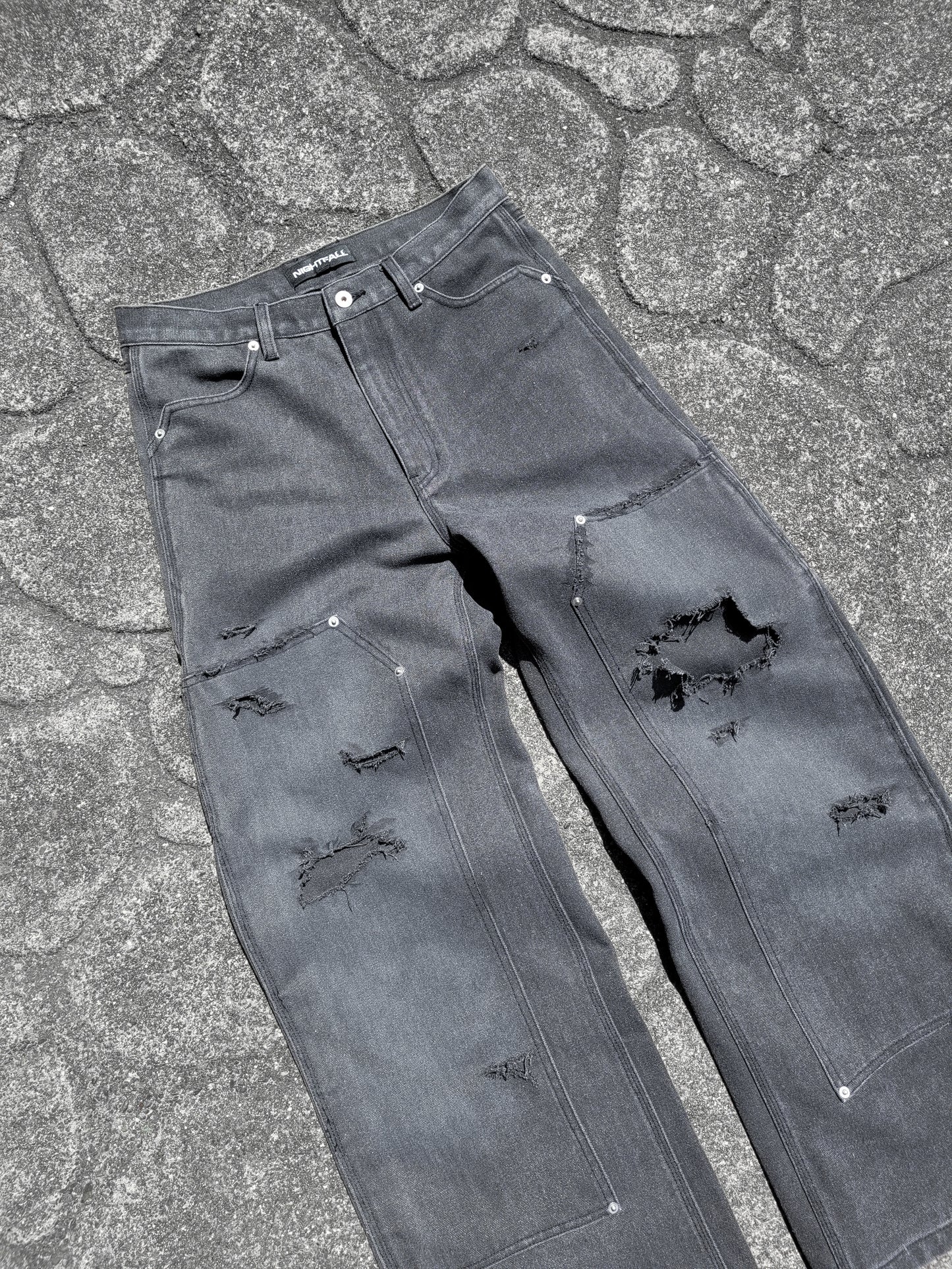 Ash Double Knees - Distressed