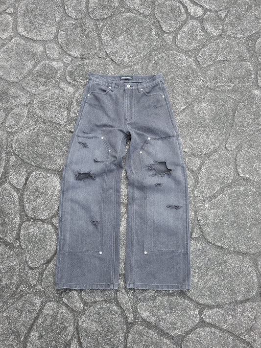 Ash Double Knees - Distressed