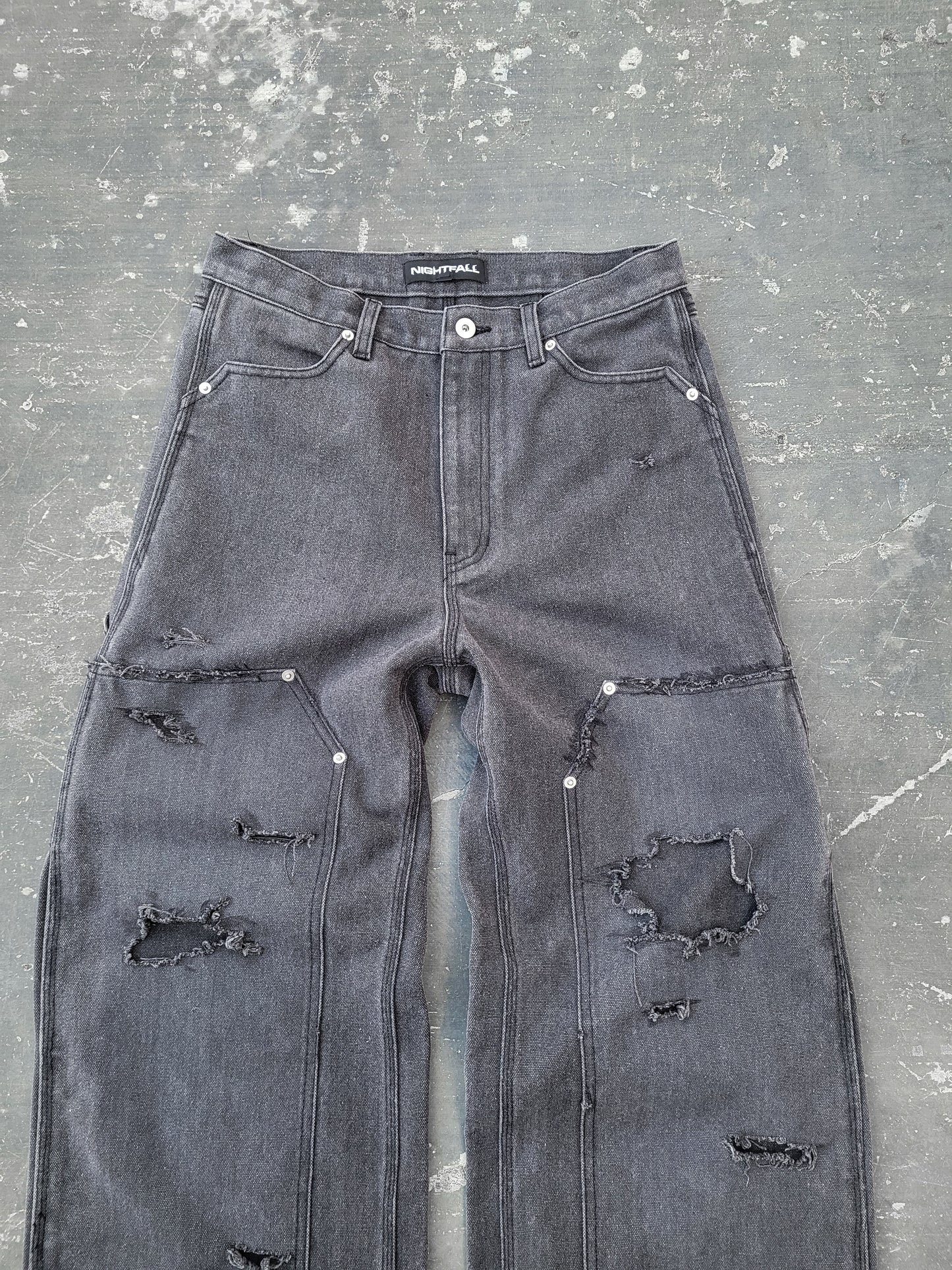 Ash Double Knees - Distressed